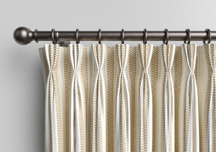 Noble Stripe, Rye - Made to Measure Curtains - Image 11